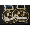 China Toss Metal Awards Custom Sports Medals Bespoke Design Sublimated Ribbon wholesale