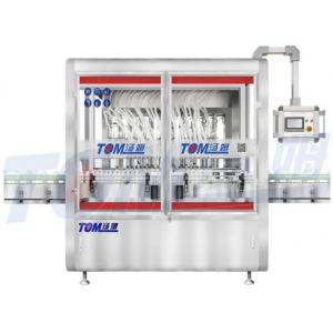 10 Nozzle Edible Oil Filling Machine PLC Controlled Piston Filling Machine