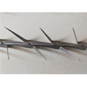 China Small Size Boundary Wall Spikes , Anti Climb Fence Spikes Stainless Steel supplier