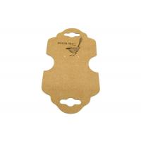 China Folded Personalized Hang Tags , Custom Printed Swing Tags For Earring on sale
