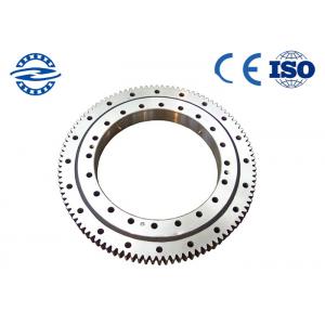 Single Row Four Point Contact Ball Slewing Bearing External Gear For Axial Load CRB3010