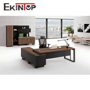 China Wooden Executive Black Brown Office Desk For Home School Office OEM ODM supplier