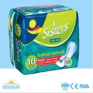 China Hypoallergenic Organic Sanitary Pads Disposal For Ladies Heavy Bleeding supplier