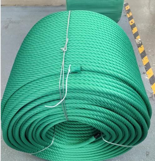 6x8 FC PP Multifilament / Polyester Combination Wire Rope для скалолазных канатов на детской площадке