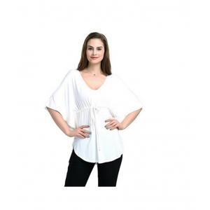 Newest Design Women Loose Blouse Bat Sleeve Lady Casual Tops Hot Sale