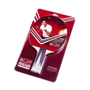 Color Handle Table Tennis Rackets with PVC Card Package Reverse Rubber