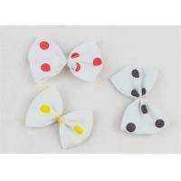 China Beautiful Bow Tie Ribbon Elastic Hair Bands Butterfly Hair Clips on sale