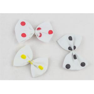China Beautiful Bow Tie Ribbon Elastic Hair Bands Butterfly Hair Clips supplier