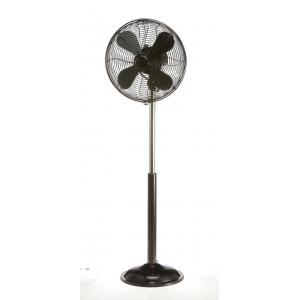 4 Blade 35W Vintage Electric Fan , 12 Inch PSE Retro Floor Standing Fan