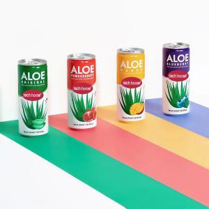 Energy Drink Aloe Vera Juice Processing Natural Fruit Extracts Juice Containers