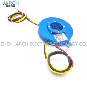 China Anillo colectando eléctrico del disco que transmite el tipo plano rotatorio tamaño 100m m de Electric Power del agujero supplier