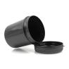 China 1000ml Hdpe Black Plastic Jar Container With Screw Lid wholesale