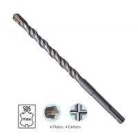 China Sandblasted SDS MAX Hammer Drill Bit for Concrete Cross Tipped on sale