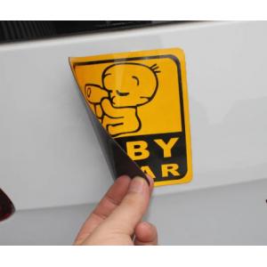 China Waterproof Body Custom Car Window Decals Weather Resistance Custom Size supplier