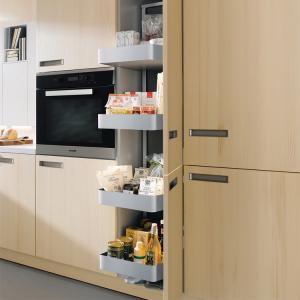 Soft Closing  Modular Cabinet Accessories Pull Out Wire Baskets For Kitchen Cabinets