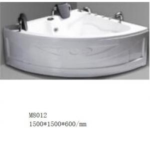 Custom Size Corner Jacuzzi Bathtubs , Acrylic Freestanding Corner Tub Easy Install