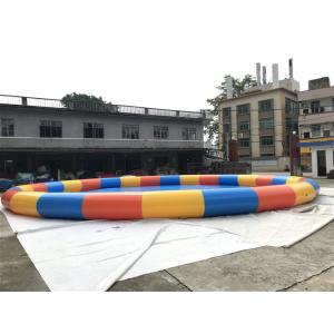 China Custom Made 0.9mm PVC Inflatable Swimming Pool Mix Colors supplier