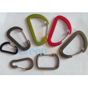 China Flat Line Colorful Snap Hook Carabiner Variety Shapes Different Sizes Available supplier