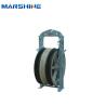 China 20KN Galvanized Nylon Sheave Overhead Wire Stringing Blocks For Aerial Cable Pulley Block wholesale