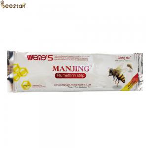 China 20 Strips per Bag Wangshi Bee Medicine/MANJING flumethrin Strip Varroa Mite Treatment for Bees supplier