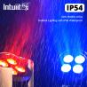 China IP54 Mini Uplights 4X12W Battery Spotlight 4 LEDs Wireless DMX & IR Remote Uplights Disco Club Party Stage Uplight wholesale