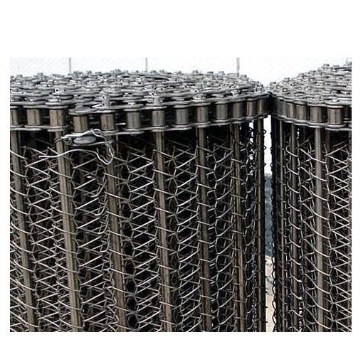 304 Stainless Steel Hinged Balanced Spiral Mesh Conveyor Belt for Stable Conveying in Food and Chemical Industries