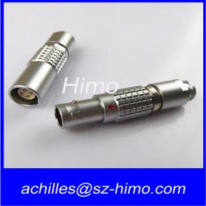 China Compatible lemo PHG push pull 5 pin male female wire connector supplier