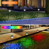China FCC Outdoor Solar Pathway Light ABS PC Solar Powered Garden Lights on sale