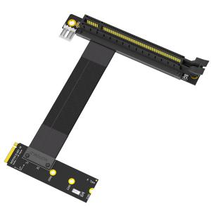 Adaptador vertical M.2 NGFF Key M a PCIe 16x con cable de 19 cm