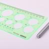 China Multi-template Circle Drawing Ruler High Clarity PS Various Sizes Efficient Drafting Tool wholesale