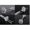 China COMER Anti theft secure metal display hooks/pegboard hooks wholesale