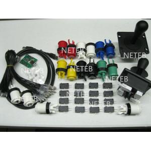 Joystick Pack, 2 Joysticks and 16 Micro switches,2 player USB to Jamme converting board