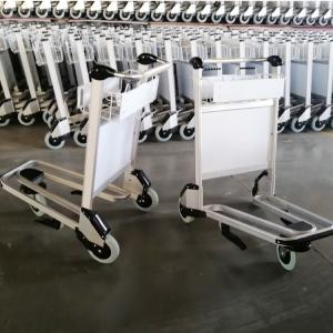 China Metal Airport Baggage Trolley Hand Brake Airport Trolley Cart supplier