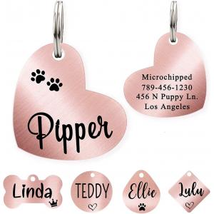 Personalized Custom Stainless Steel Dog Tags Sublimation Rustproof