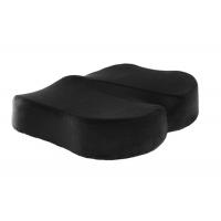 China Black Orthopedic Car Seat Cushion Memory Foam With Zippered Washable Cover on sale