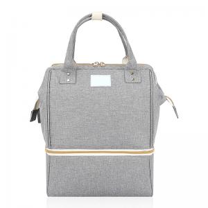 Diaper Bag Backpack Large Waterproof Travel Baby Bags Classic Gray Crossbody 10X7X13"
