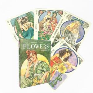 China Flowers Oracle Print Custom Pokemon Cards 38 Cards Deck Printing supplier