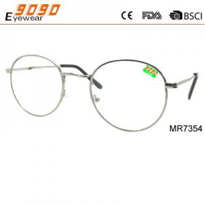 China Round retro fashionable design with metal frame ,suitable for men and women supplier