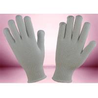 China PVC Dots Cotton Knitted Gloves Seamless Construction Non Toxic Materials on sale