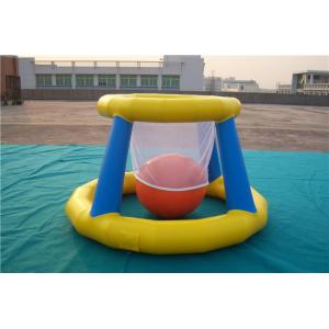 China Giant Inflatable Basketball Hoop For Pool , Children Airtight Blow Up Pool Floats supplier