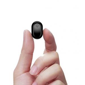 Black Plastic Micro Wireless Bluetooth Spy Earpiece 50m transmitter