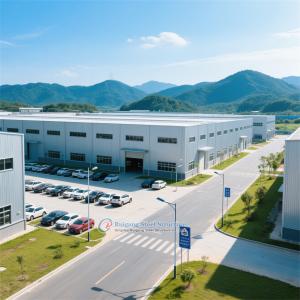 China Estructura de acero personalizada Almacén Alta resistencia al viento 50+ años de vida útil wholesale