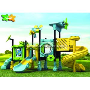 China High Strength Outdoor Plastic Slide , Backyard Playground Equipment Anti Crack supplier
