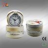 China Charming Flower printing leather PU travel clock with leather jewel box wholesale