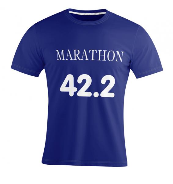 100% Polyester Running Teamwear Marathon Running Shirts Breathable Men Short