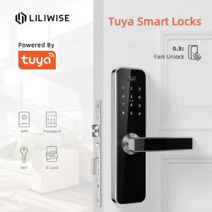 China Electronic Door Locks Password Tuya Smart Door Lock For Hotel Apartment Home Office Building Lock supplier