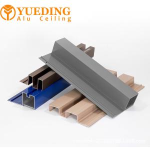 China Panel de aleación de aluminio tipo 'Gran Muralla' con forma de tira, tablero corrugado cóncavo y convexo para techo supplier