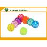 Engraved Colorful Dots Transparent Dice Set Round 6 Sided Corner Dice Game Set