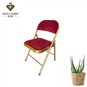 0.5CM Cushion Outdoor Folding Chairs Plastic Outdoor Dining Chairs 3.8KG