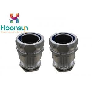 China IP68 Customized Locked Type Metal Hose Fittings For Metal Flexible Pipe supplier